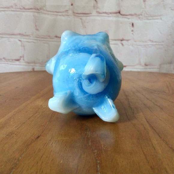 Vintage Cambridge Glass Strawberry Design Footed Toothpick Holder NEAR CUT - Picture 6 of 6